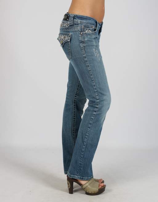 Vintage Unbranded S straight jeans in light blue, 2 of 4