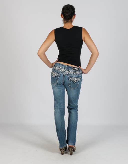 Vintage Unbranded S straight jeans in light blue, 3 of 4