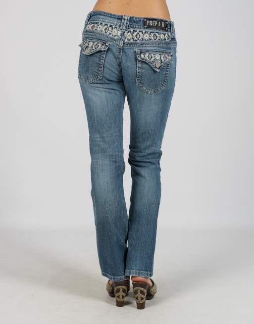 Vintage Unbranded S straight jeans in light blue, 4 of 4