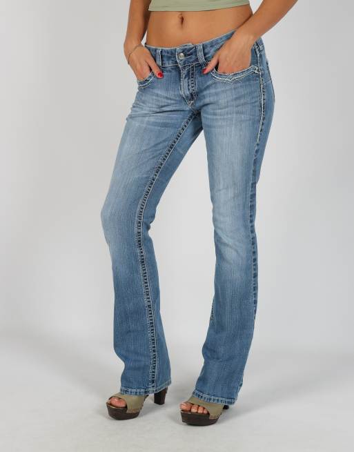 Vintage Unbranded S straight jeans in light blue, 2 of 4