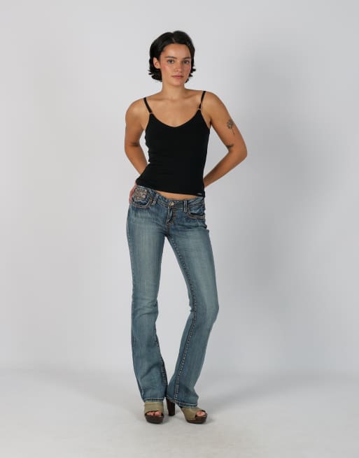 Vintage Unbranded S straight jeans in light blue, 1 of 4