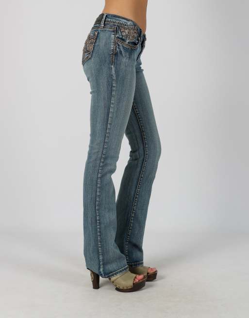 Vintage Unbranded S straight jeans in light blue, 2 of 4