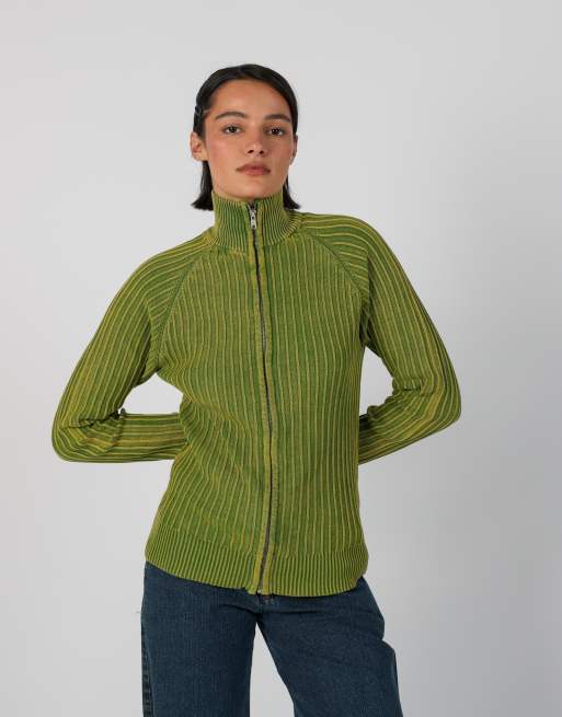 Vintage Unbranded S woven jacket in light green, 3 of 4
