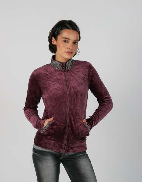 Vintage Unbranded S woven jacket in purple - view 1