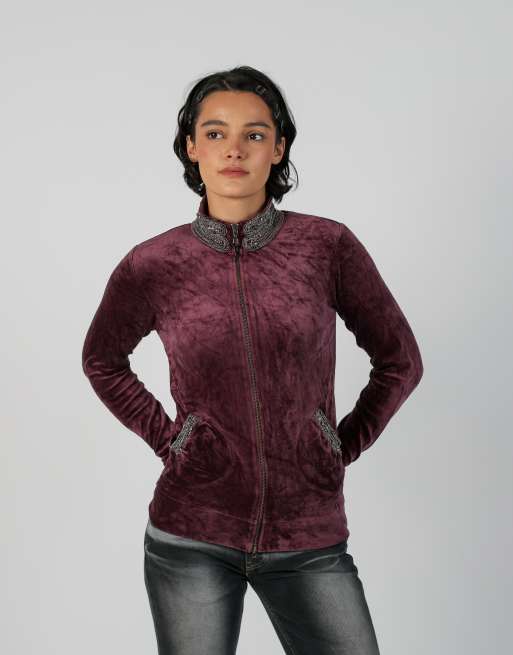Vintage Unbranded S woven jacket in purple, 3 of 4