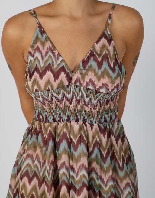 Vintage Unbranded S woven maxi dress in baby pink, 4 of 4