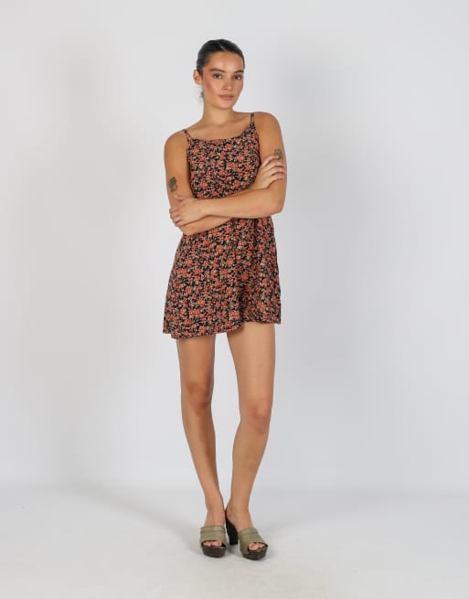 Vintage Unbranded S woven mini dress in black, 1 of 4