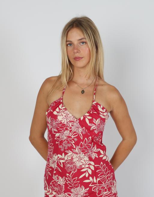 Vintage Unbranded S woven mini dress in pink, 2 of 4