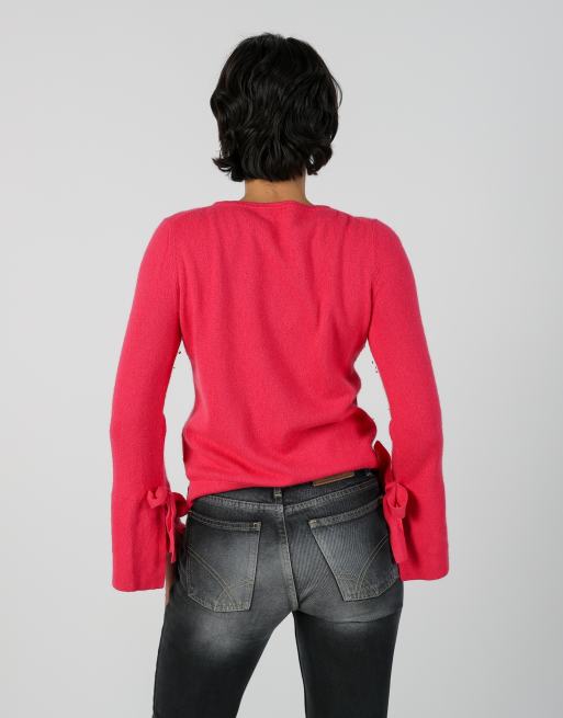 Vintage Unbranded S woven top in pink, 2 of 4