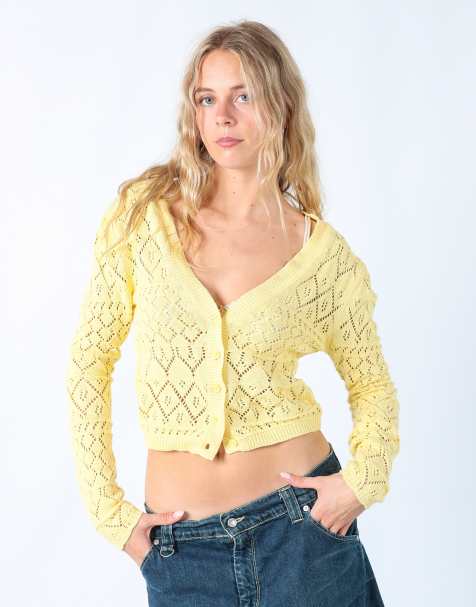 Vintage Unbranded S woven top in yellow - view 1
