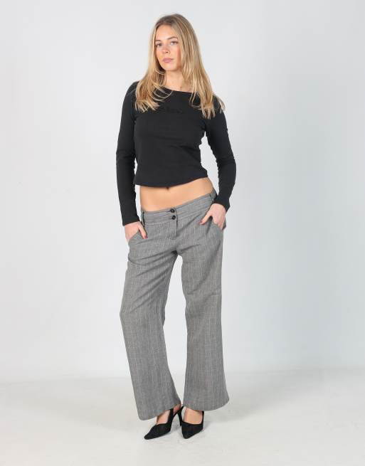 Vintage Unbranded S woven trousers in grey