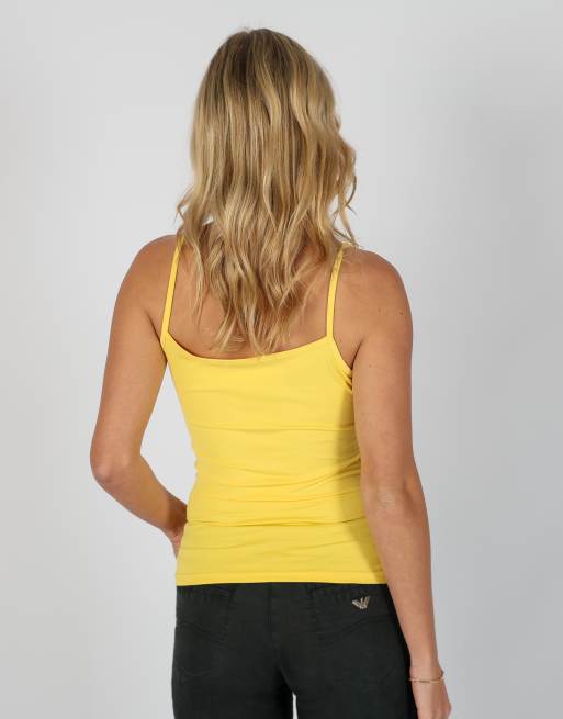 Vintage Unbranded S woven vest in yellow, 2 of 4