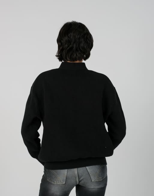 Vintage Unbranded XL knitted jumper in black, 2 of 4