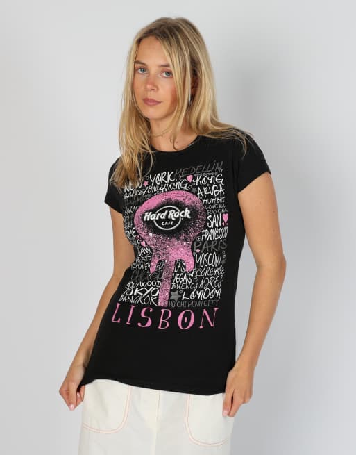 Vintage Unbranded XS baby tee in black