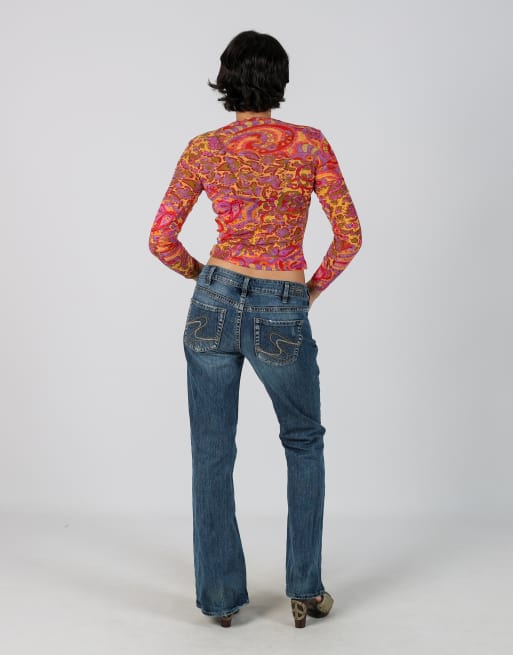 Vintage Unbranded XS bootcut jeans in black, 3 of 4