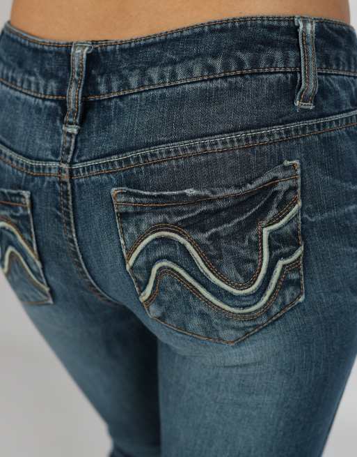 Vintage Unbranded XS bootcut jeans in blue, 4 of 4