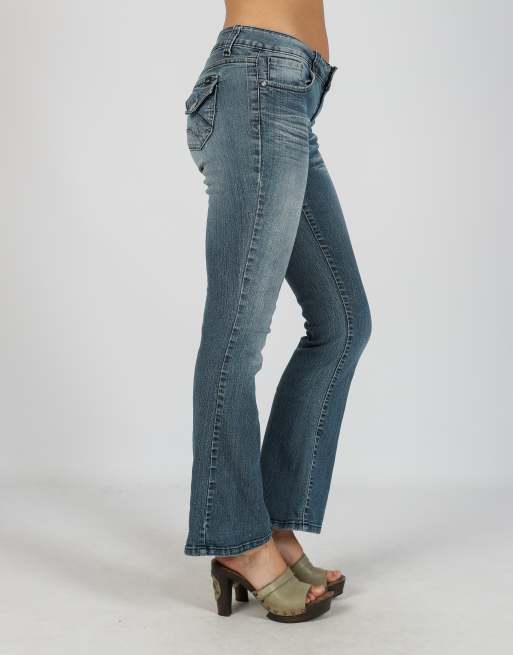 Vintage Unbranded XS bootcut jeans in blue, 2 of 4