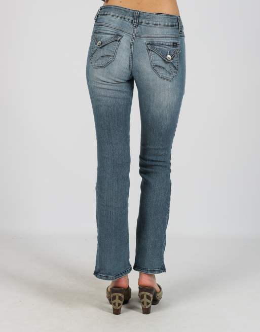 Vintage Unbranded XS bootcut jeans in blue, 4 of 4