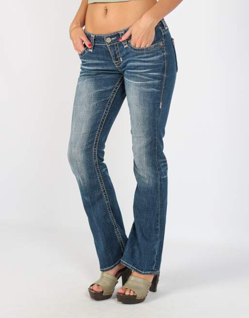 Vintage Unbranded XS bootcut jeans in blue, 2 of 4