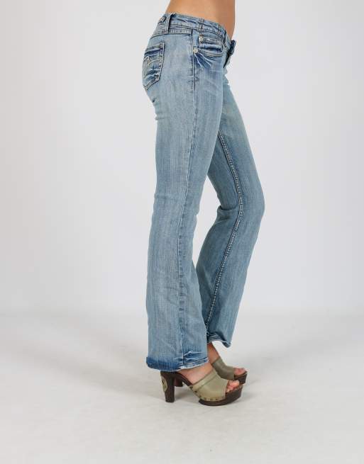 Vintage Unbranded XS bootcut jeans in blue, 2 of 4