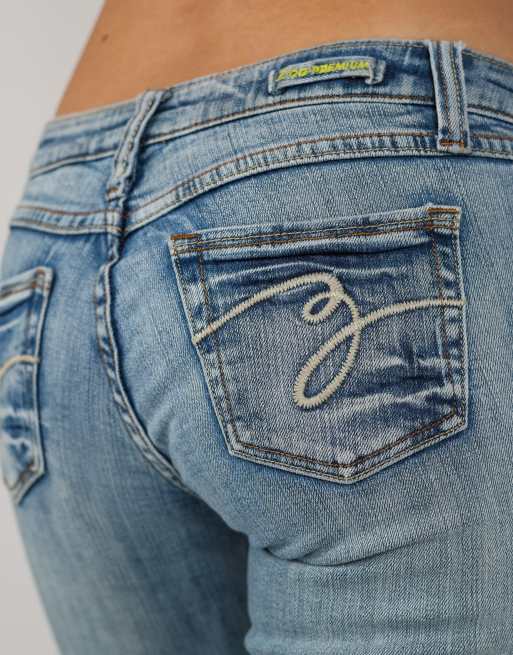 Vintage Unbranded XS bootcut jeans in blue, 4 of 4