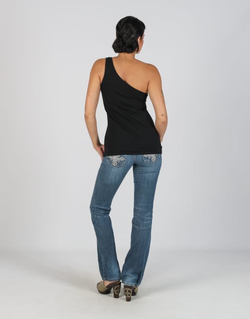 Vintage Unbranded XS bootcut jeans in blue, 3 of 4