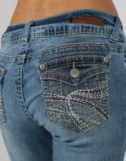 Vintage Unbranded XS bootcut jeans in blue, 4 of 4