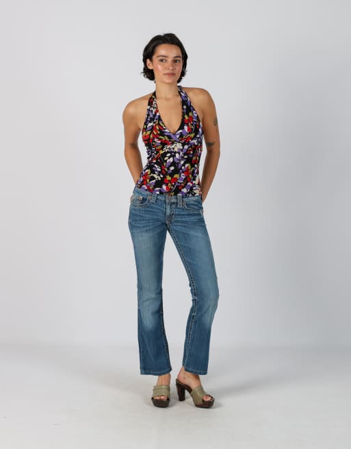 Vintage Unbranded XS bootcut jeans in blue, 1 of 4