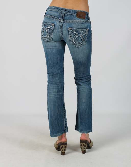 Vintage Unbranded XS bootcut jeans in blue, 2 of 4
