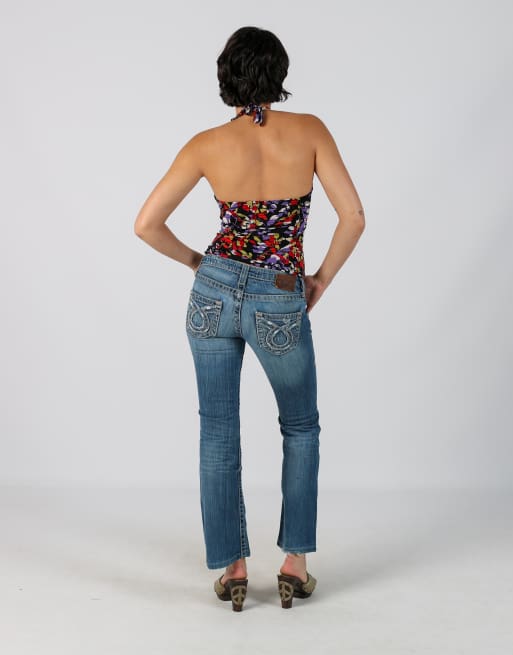Vintage Unbranded XS bootcut jeans in blue, 3 of 4