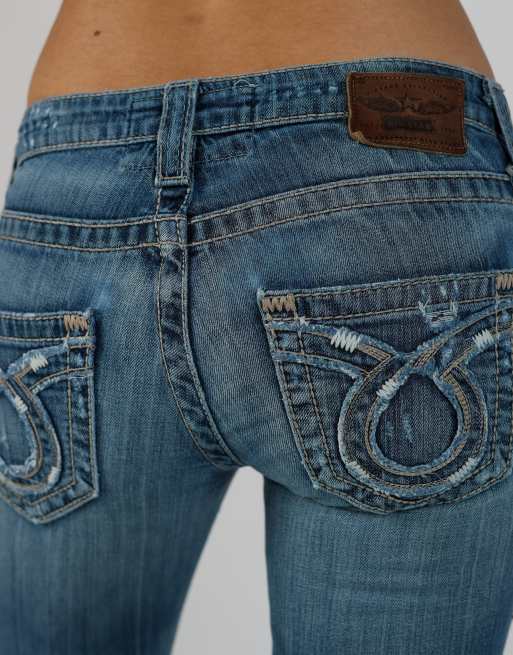 Vintage Unbranded XS bootcut jeans in blue, 4 of 4