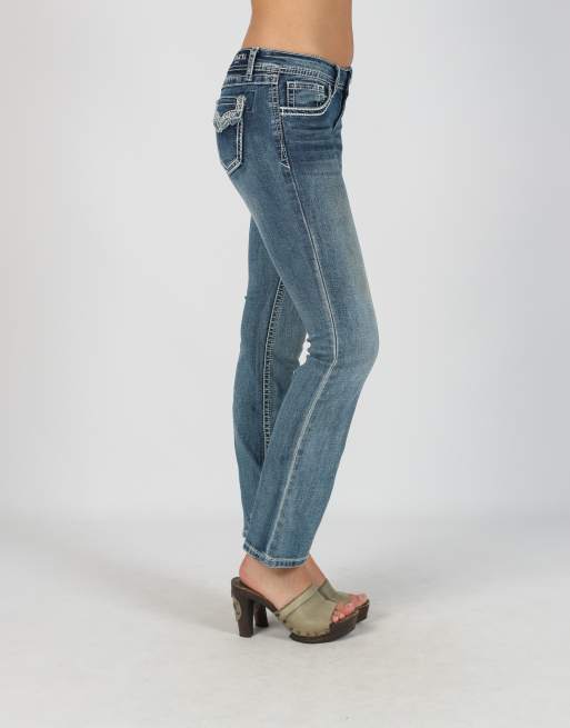 Vintage Unbranded XS bootcut jeans in blue, 2 of 4