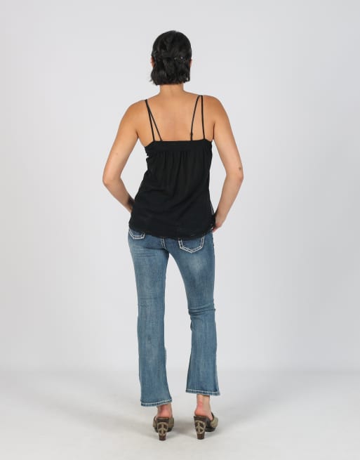 Vintage Unbranded XS bootcut jeans in blue, 3 of 4