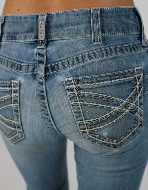 Vintage Unbranded XS bootcut jeans in blue, 4 of 4