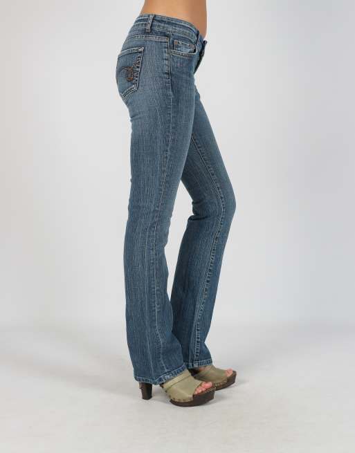 Vintage Unbranded XS bootcut jeans in blue, 2 of 4