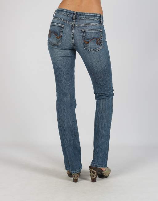 Vintage Unbranded XS bootcut jeans in blue, 4 of 4