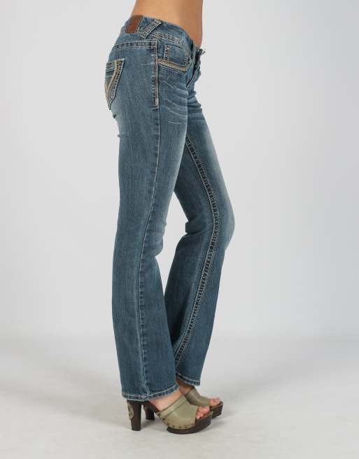 Vintage Unbranded XS bootcut jeans in blue, 2 of 4