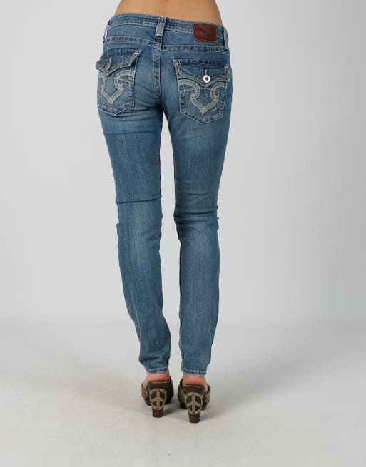 Vintage Unbranded XS bootcut jeans in blue, 2 of 4