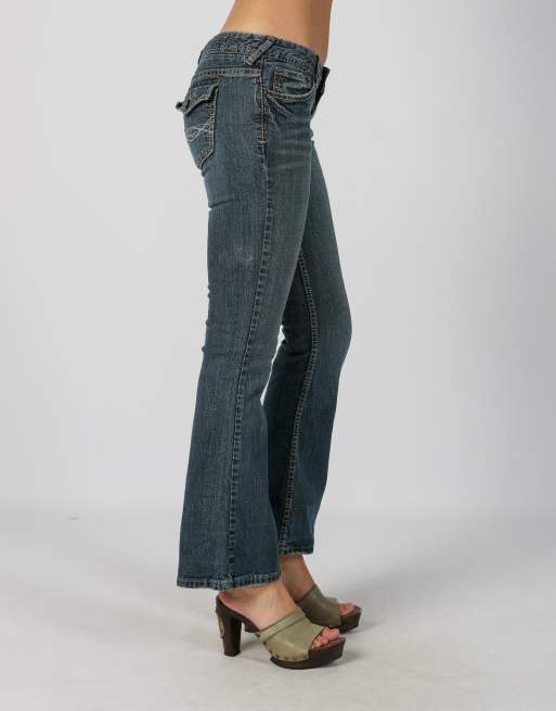 Vintage Unbranded XS bootcut jeans in blue, 2 of 4