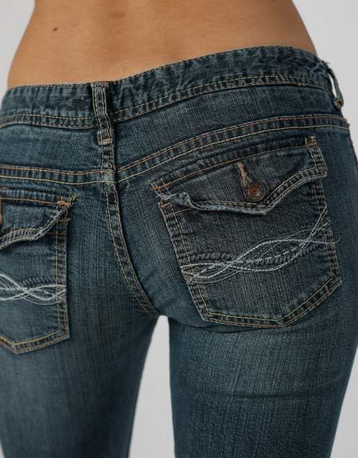 Vintage Unbranded XS bootcut jeans in blue, 4 of 4