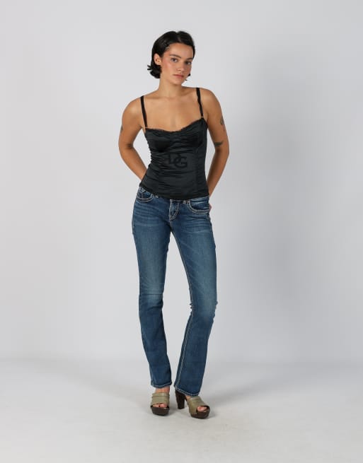 Vintage Unbranded XS bootcut jeans in blue, 1 of 4