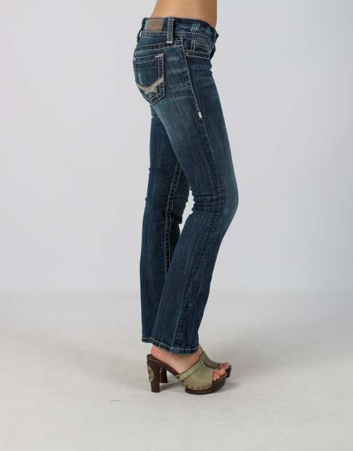 Vintage Unbranded XS bootcut jeans in blue, 2 of 4