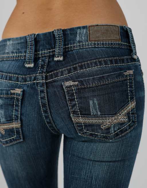 Vintage Unbranded XS bootcut jeans in blue, 4 of 4
