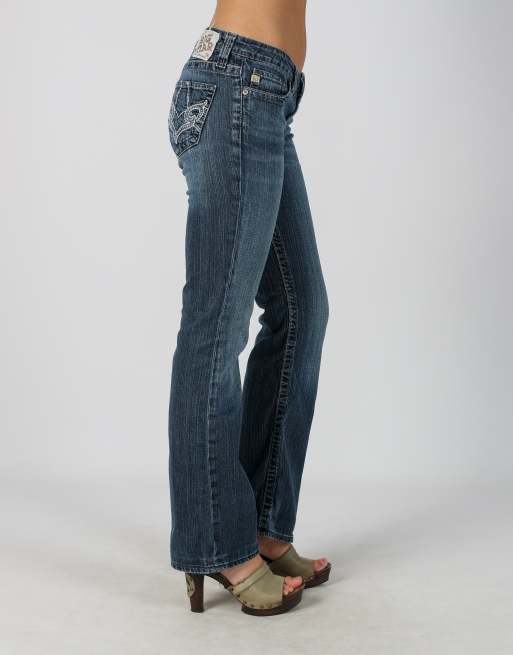 Vintage Unbranded XS bootcut jeans in blue, 2 of 4