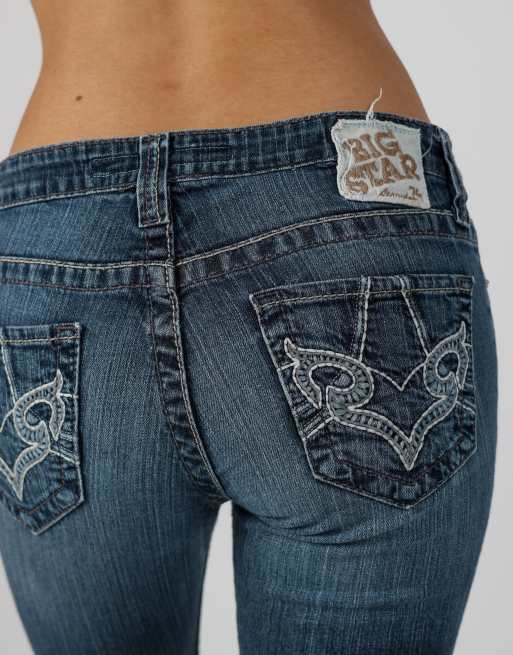 Vintage Unbranded XS bootcut jeans in blue, 4 of 4