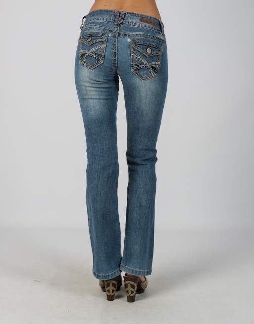 Vintage Unbranded XS bootcut jeans in blue, 4 of 4