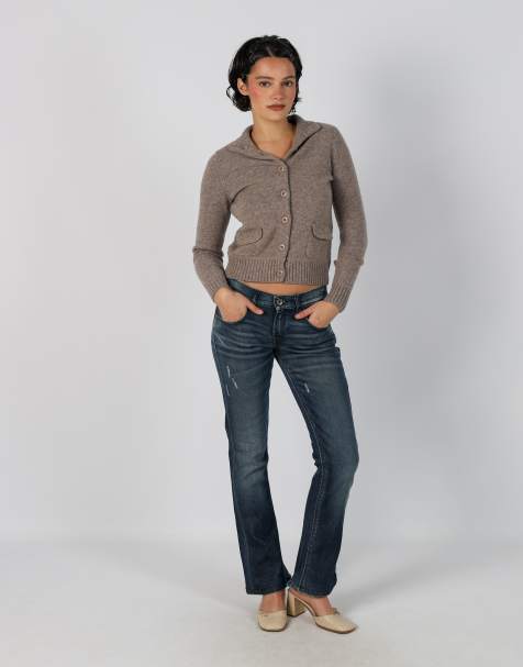 Vintage Unbranded XS bootcut jeans in blue - view 1