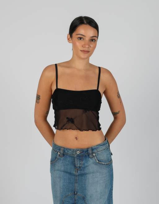 Vintage Unbranded XS cami in black