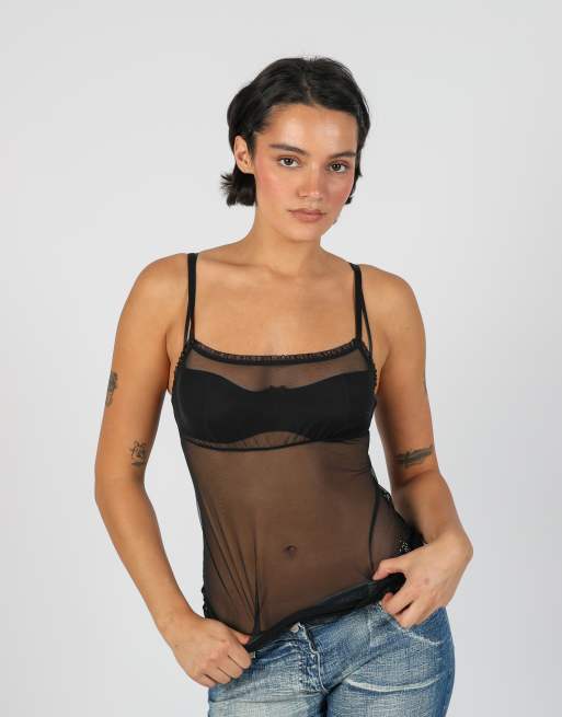Vintage Unbranded XS cami in black, 1 of 4