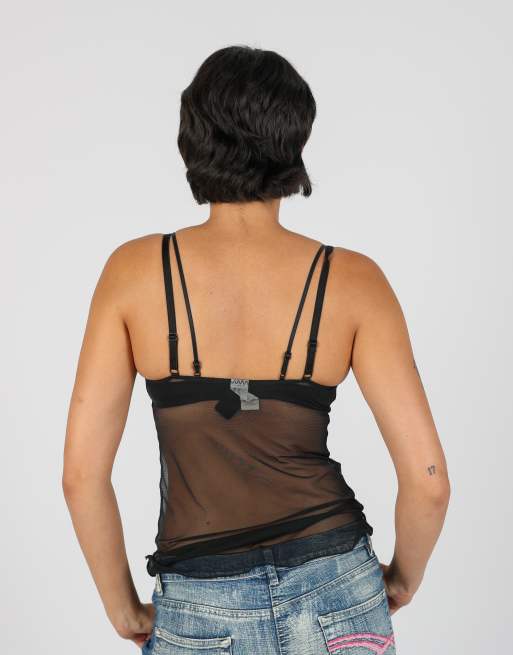 Vintage Unbranded XS cami in black, 2 of 4